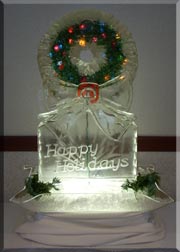 Lighted Holiday Wreath