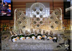 Triple Champagne Rack