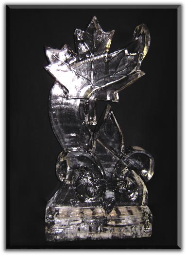 Fleur de Lis and Maple Leaf